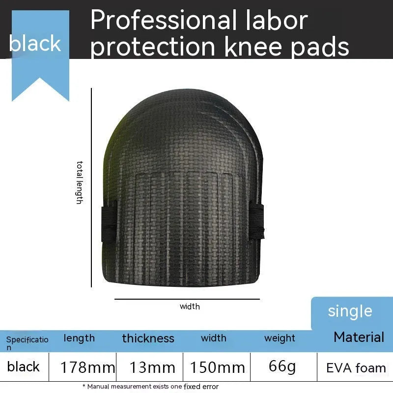 EVA foam kneeling pads with approximately 11mm thickness shown in black, blue, green, and pink colour options
