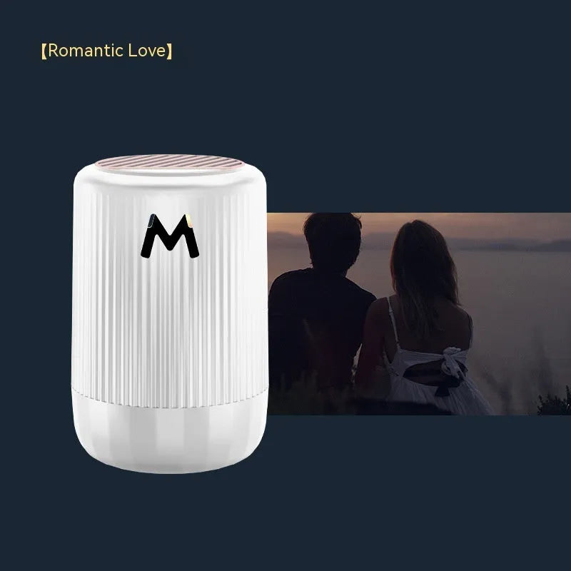 Solid car aromatherapy decoration cup in Ai Meng format, measuring 10 by 6 centimetres.
