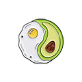 Colourful cartoon fruit and letter design metal brooch on zinc alloy pin