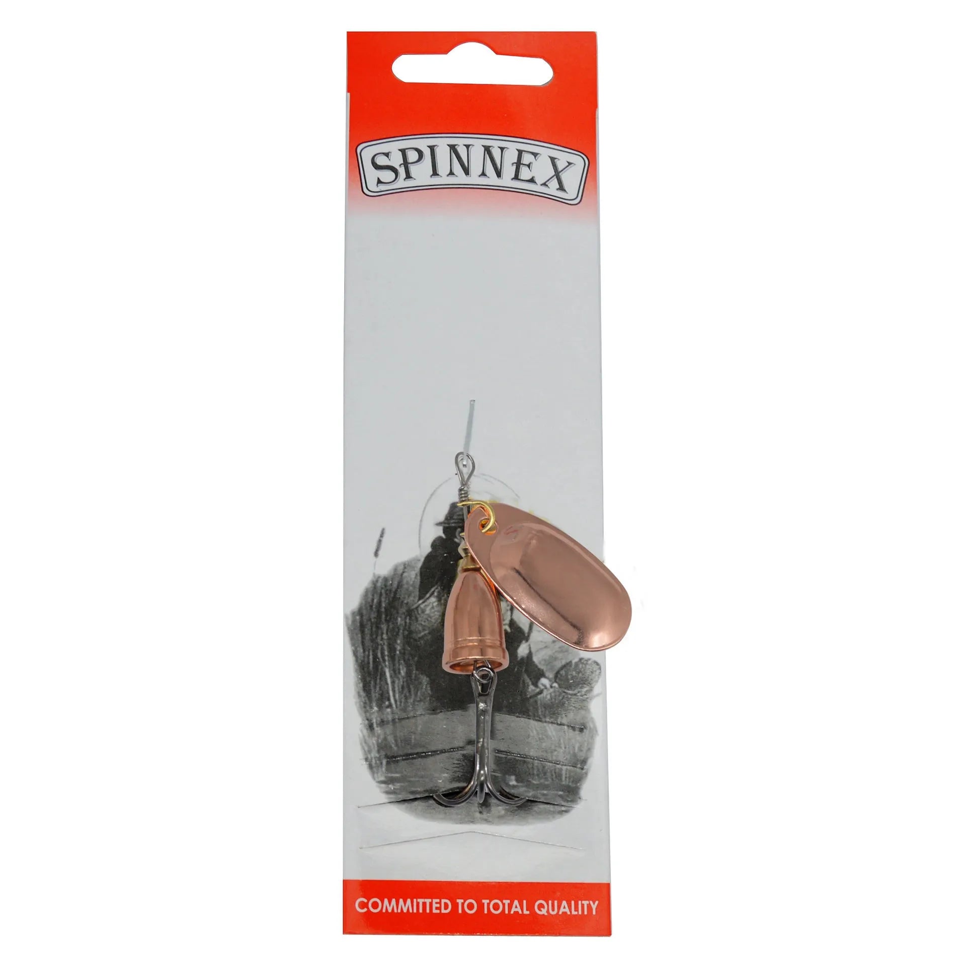 Composite rotating sequin fishing lure with copper bell in multiple colour variations