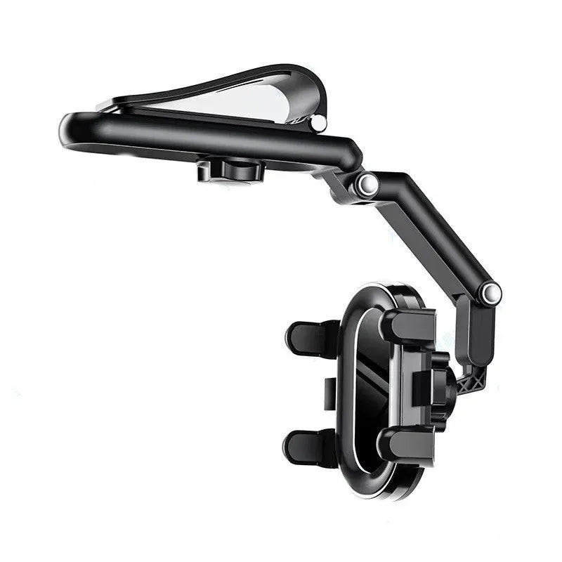 Car mount sun visor for rear seat passengers in black or green with buckle installation