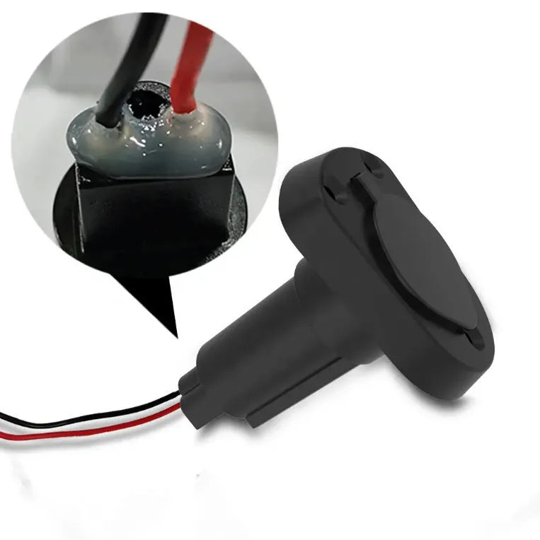 Yacht anchor light ring socket with stainless steel pole and ABS housing for marine navigation lighting