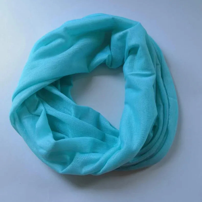 Seamless polyester headscarf for outdoor sports in multiple colour options