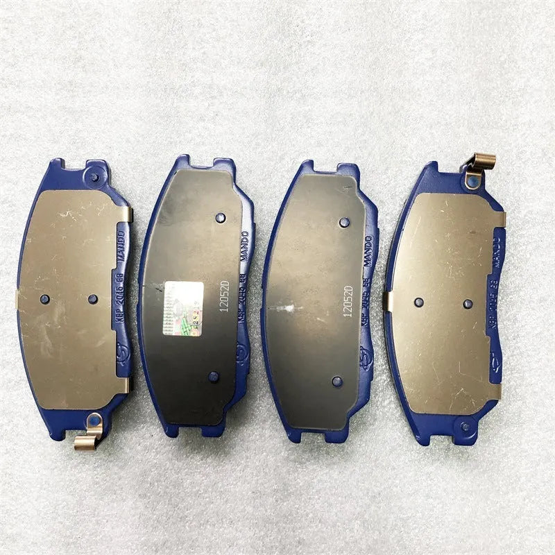 Aiteng Kyron Reste brake pads part numbers 4813009A10 and 4813008BA0 metal automotive components