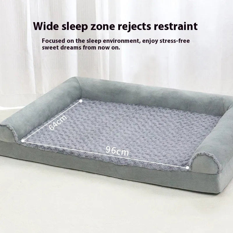 Portable foldable cloth dog kennel in light grey or dark grey with three size options