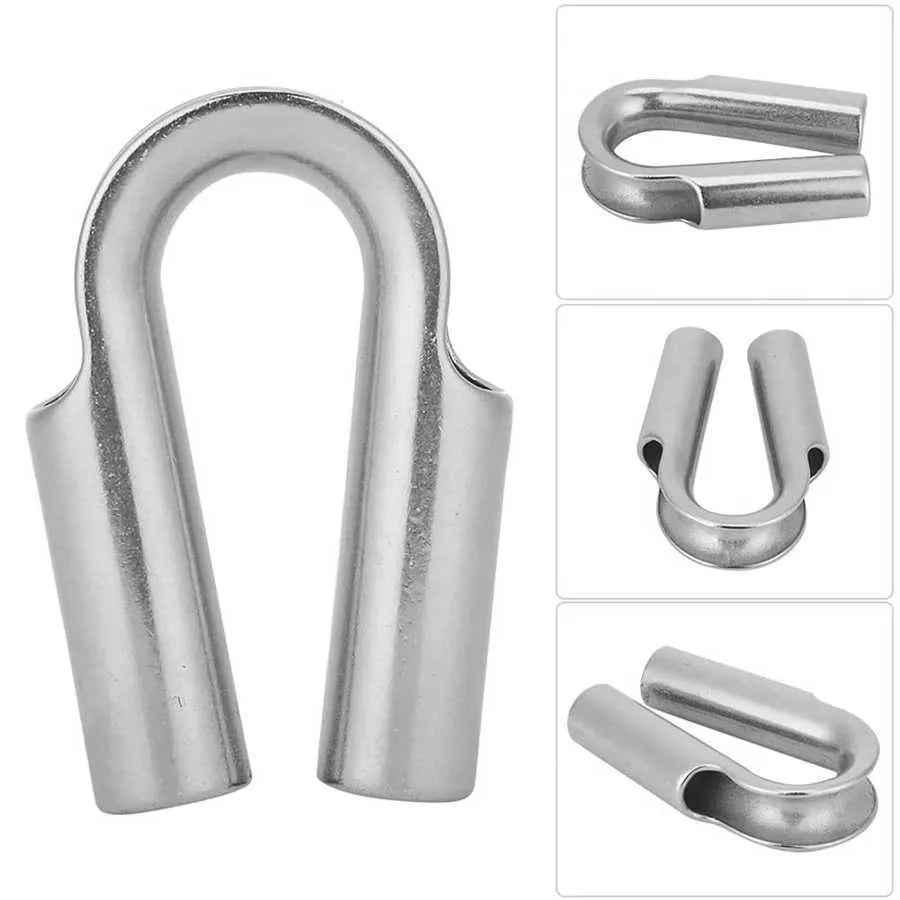 Stainless steel tubular chicken heart round sleeve ring showing circular fastening component
