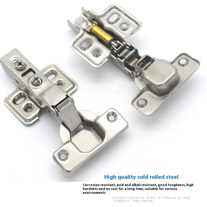 761 cold rolled steel hydraulic cabinet hinge with nickel plating in three coverage configurations
