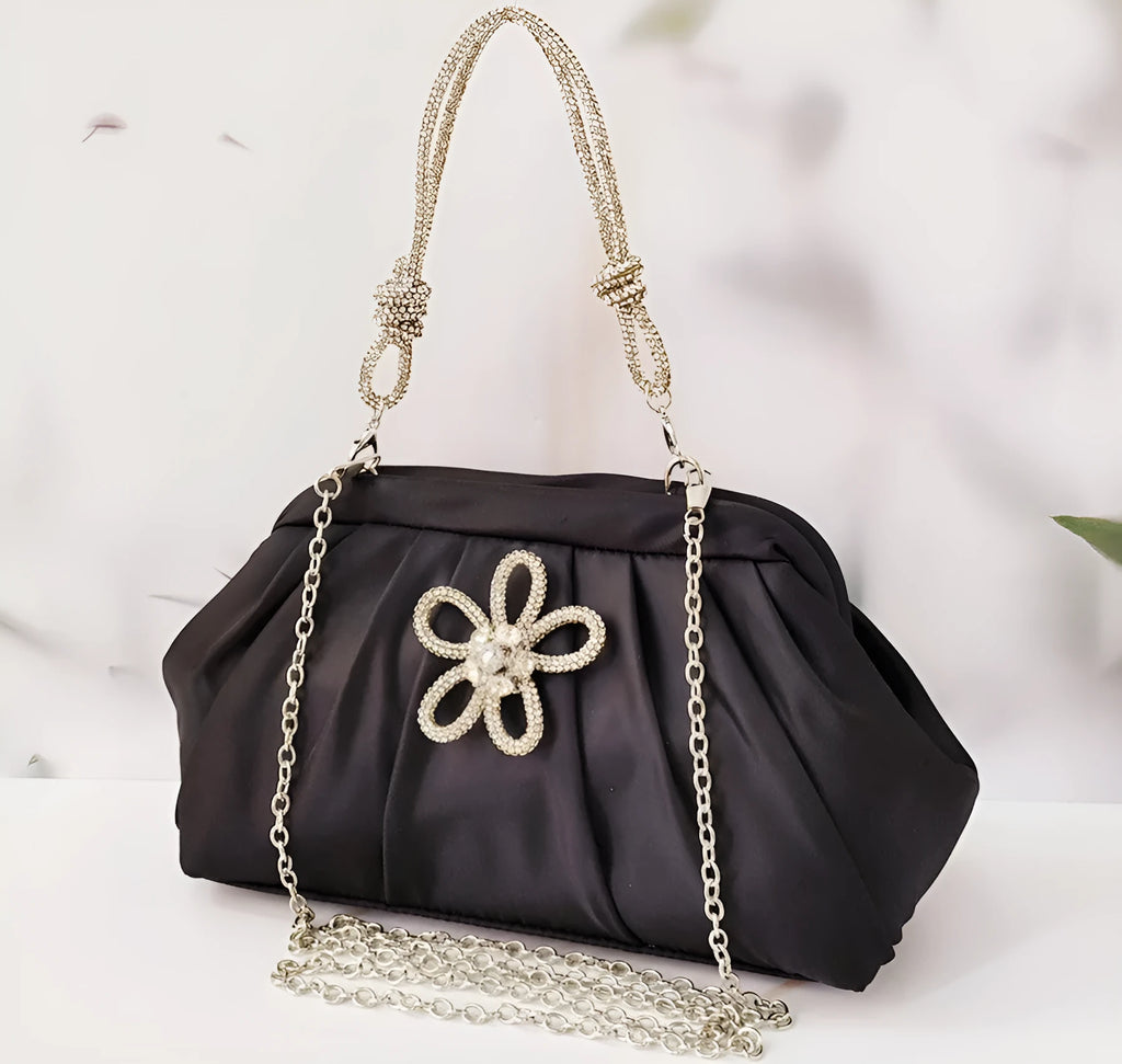 Women's large-capacity shoulder messenger bag in soft polyester with fresh sweet styling and interior document pocket