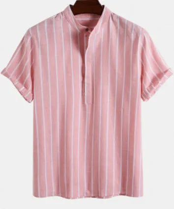Cotton blend polo shirt with printed letter design in loose fit short sleeve style