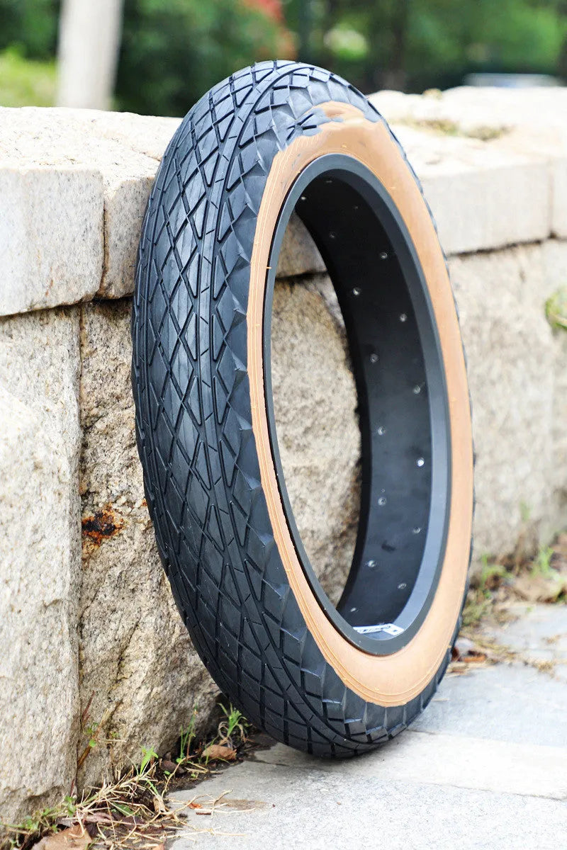 20x4.0 inch brown rubber tyre for snowmobile and electric beach car replacement