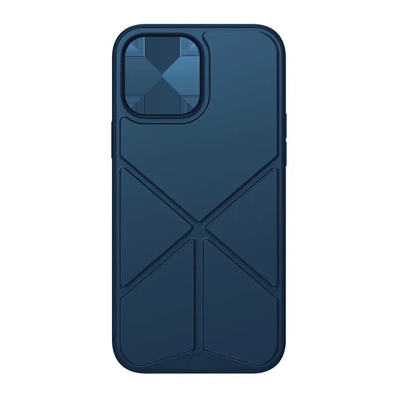 iPhone 13 Series TPU back cover case in black or blue solid colour options