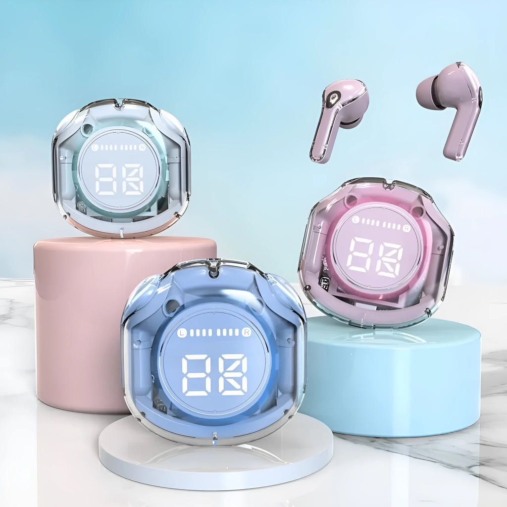 Transparent warehouse wireless Bluetooth in-ear headset with voice control functionality