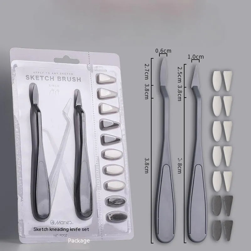 R20212 fluorescent pen eraser smear tip sketching tool made of plastic