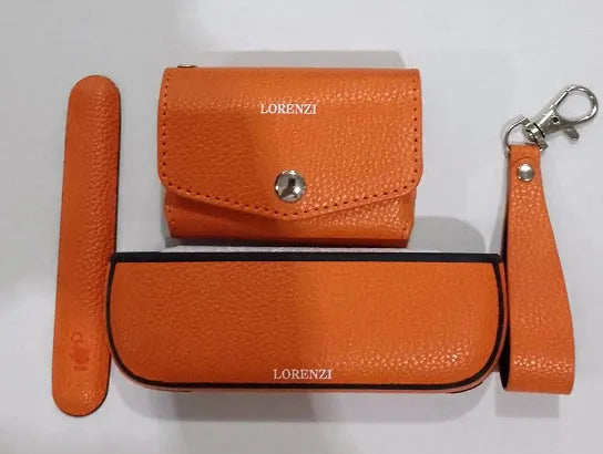 Light luxury waterproof PU leather storage protective bag in leopard print and yellow colour options