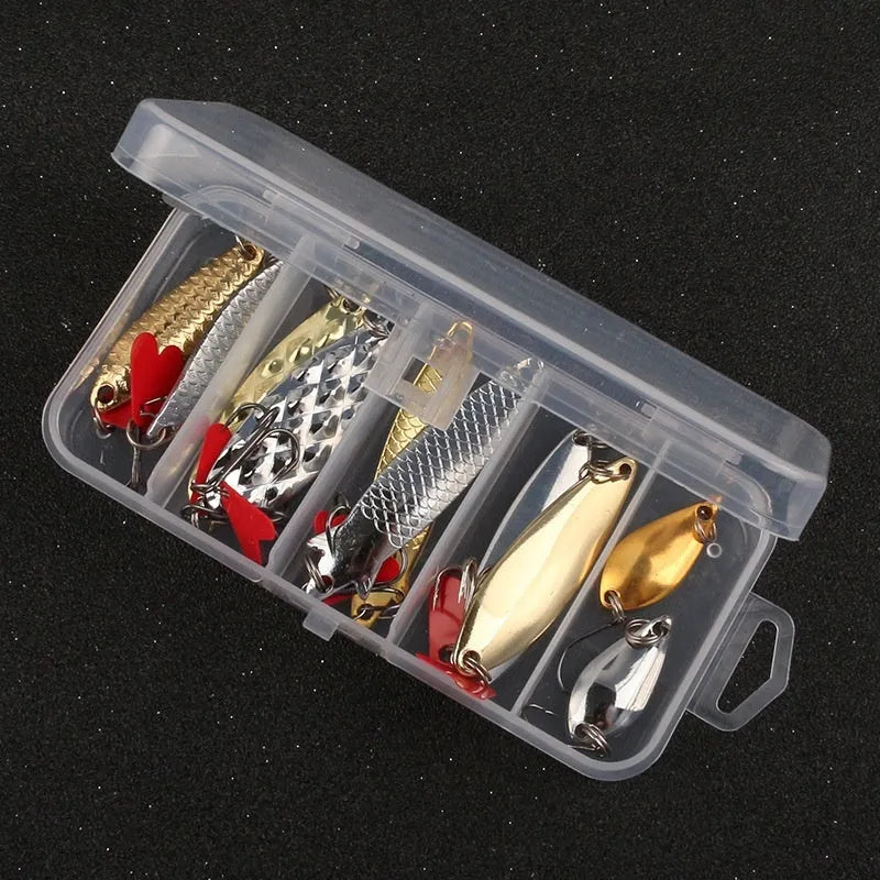 Gold and silver metal fishing lure sequins for custom bait decoration and lure making