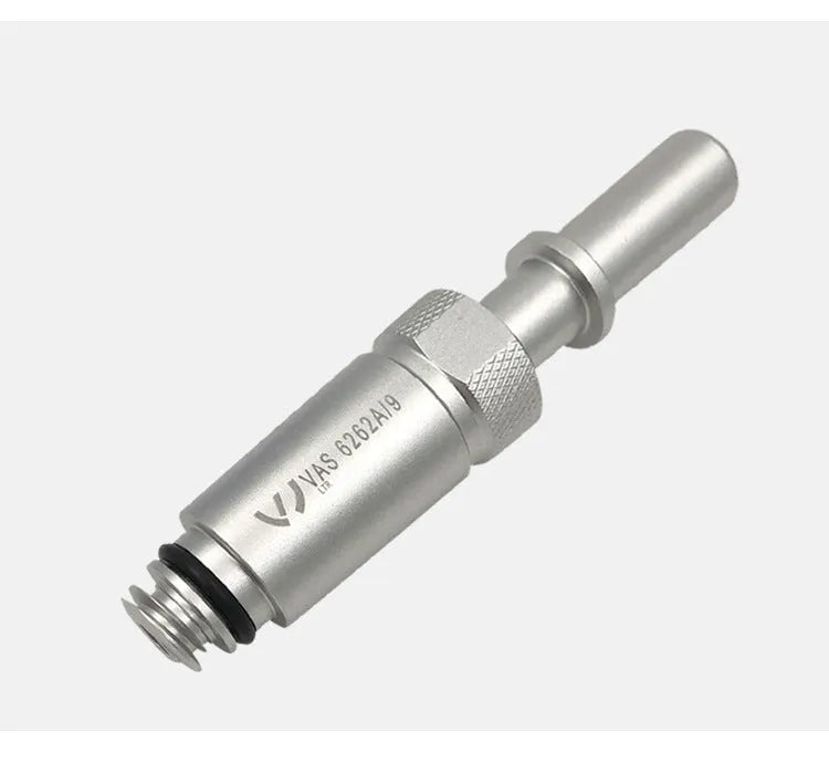 Silver metal VAS6262-9 transmission refuelling joint tool for manual gearbox fluid changes