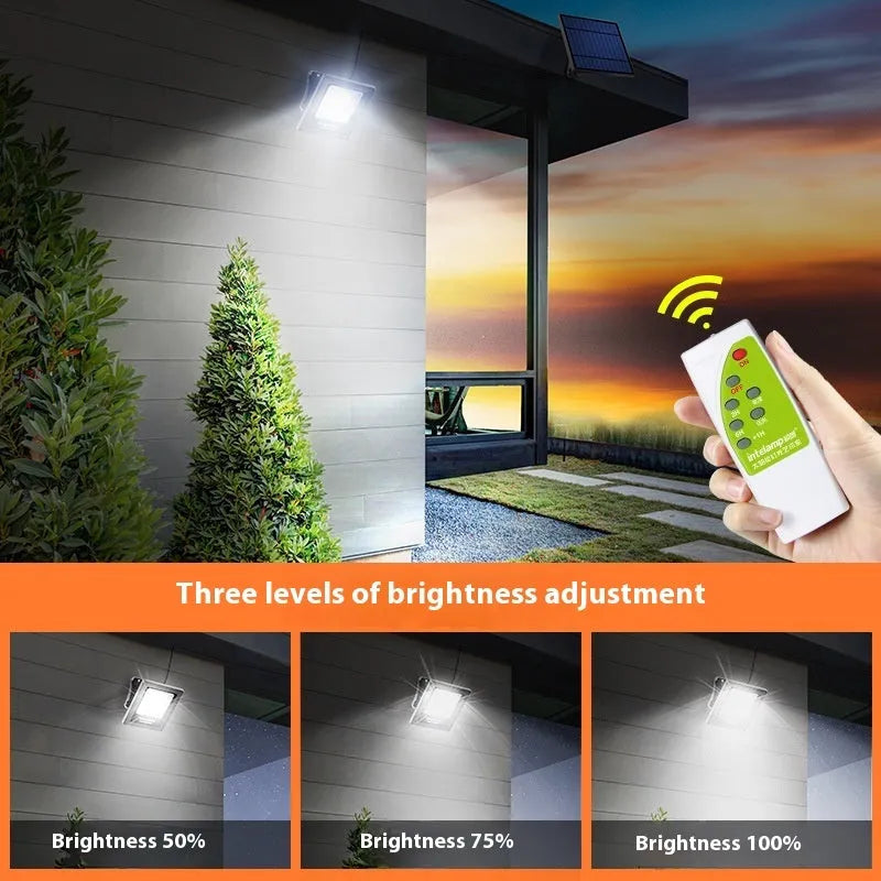 Outdoor solar LED garden light with waterproof IP65 rating and adjustable colour options