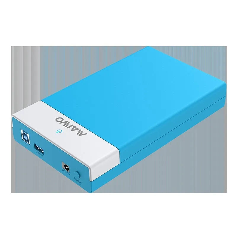3.5-inch USB 3.0 SATA hard disk box enclosure in ABS plastic with sliding cover design