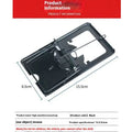 Automatic mouse cage trap in small, medium and large sizes with metal and plastic construction