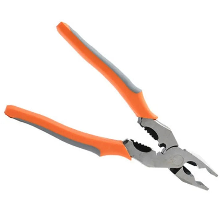 Orange handle multi-function wire cutter 118-129 with chrome molybdenum alloy steel head and 225mm length