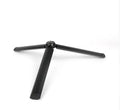 Black aluminium alloy mobile phone tripod stabiliser compatible with iPhone handheld photography accessory