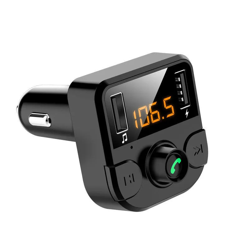 BT36B black car MP3 Bluetooth player with 1.1 inch display for 12-24V vehicle cigarette lighter power