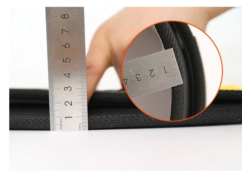 Nylon fitness waistband for adult weightlifting in black, red, or yellow colours