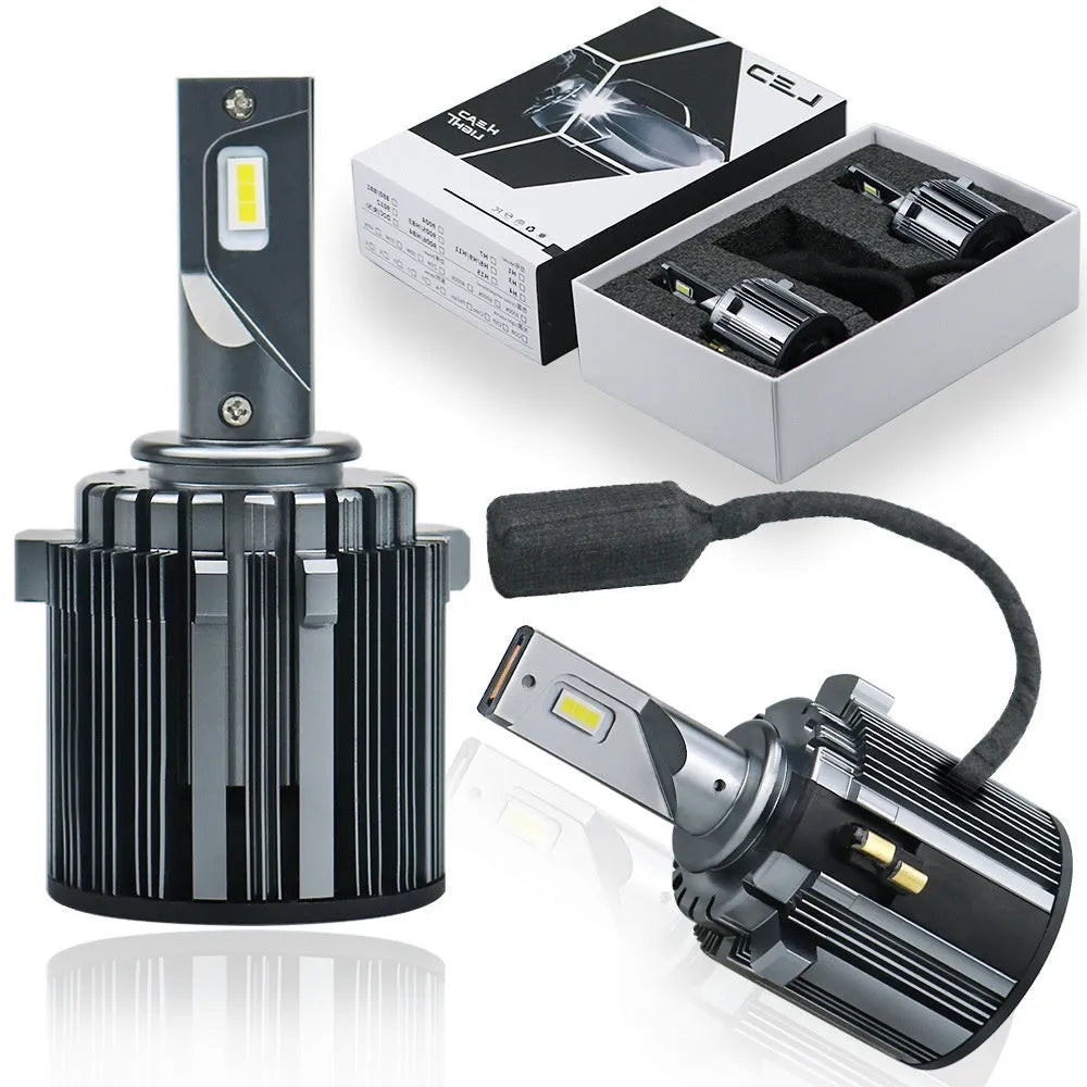 VW Golf 7 LED low beam headlight bulb with aviation aluminium alloy housing