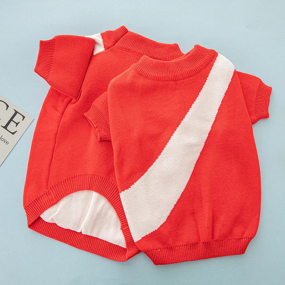Casual wool dog sweater for Corgis and Poodles in various colours and sizes.