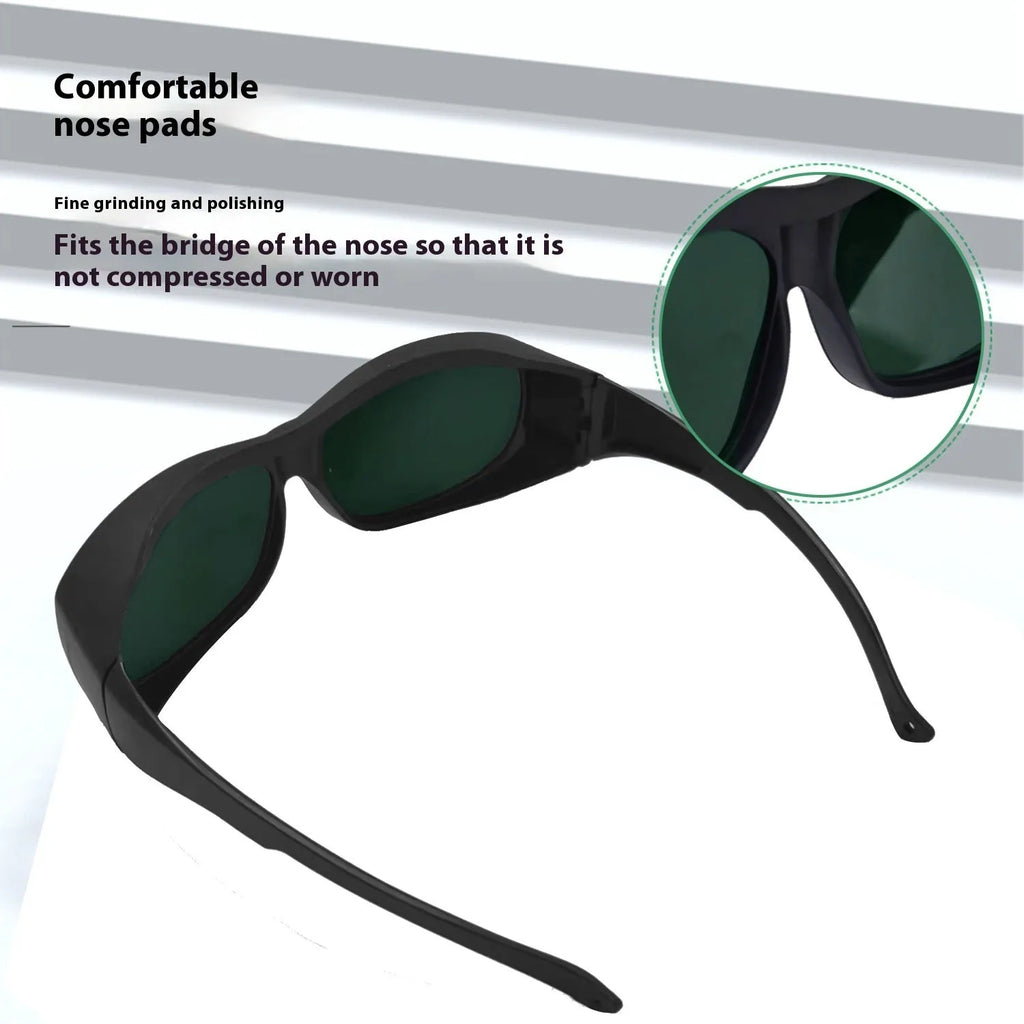 Laser protection safety goggles for photon skin rejuvenation with PC lenses and anti-glare design