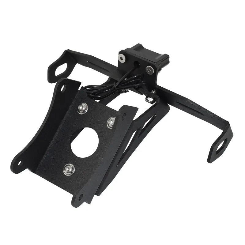 Black aluminium alloy short tail licence plate holder for Honda motorcycle