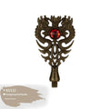 Wooden wax seal handle in a selection of different colour and decorative finishes.