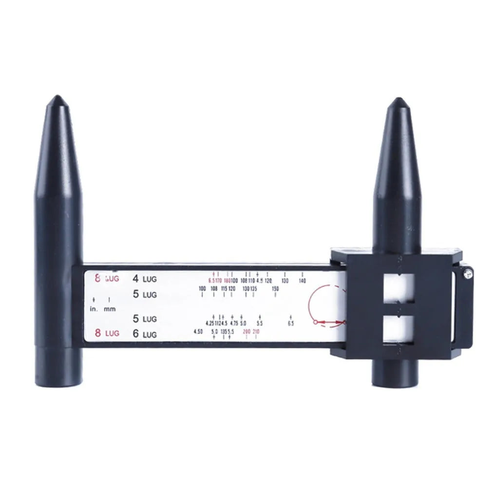 Plastic hole distance measuring tool with 180mm range for wheel hub modification