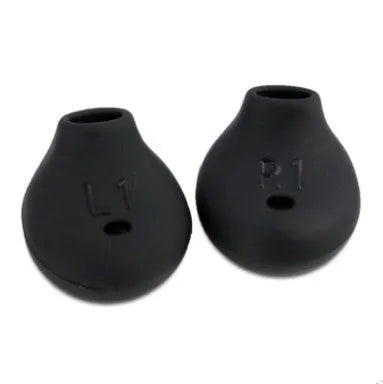 Black silicone earphone sleeve for Galaxy S6 Edge models G9200 G9250 G920A