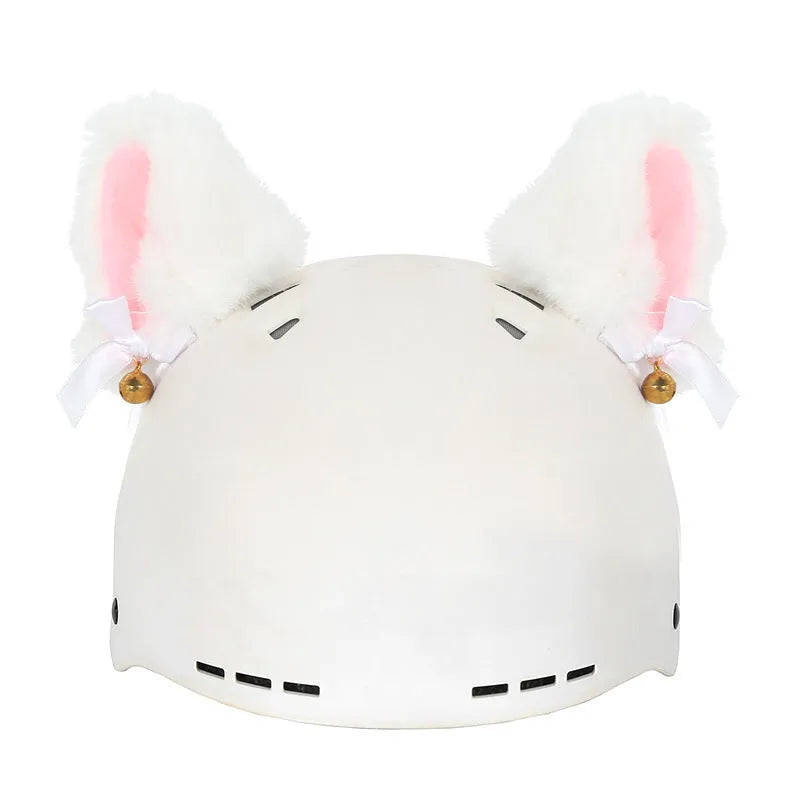 Plush fabric cartoon character helmet cover for cosplay in size M with multiple style options