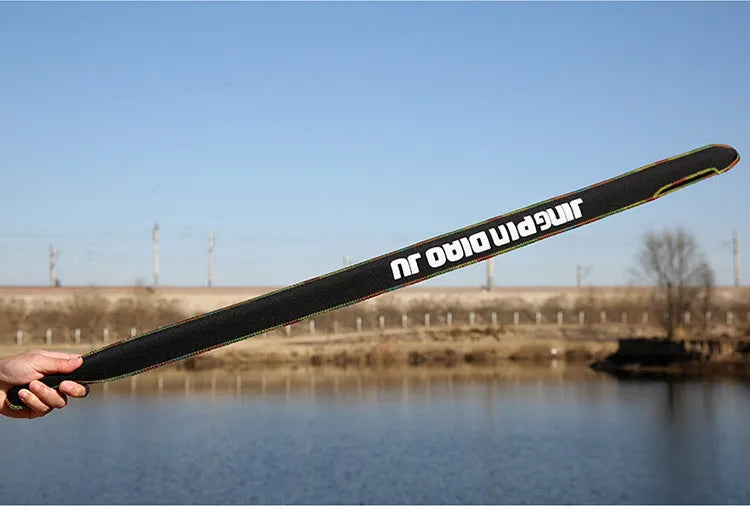 95cm long cotton telescopic fishing rod bag in available colours for rods up to 150cm