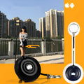 Black snap-on Bluetooth remote control for wireless smartphone camera shutter.
