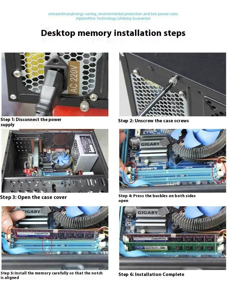 Desktop DDR3 4GB 1600MHz memory module with PC3-12800 specification
