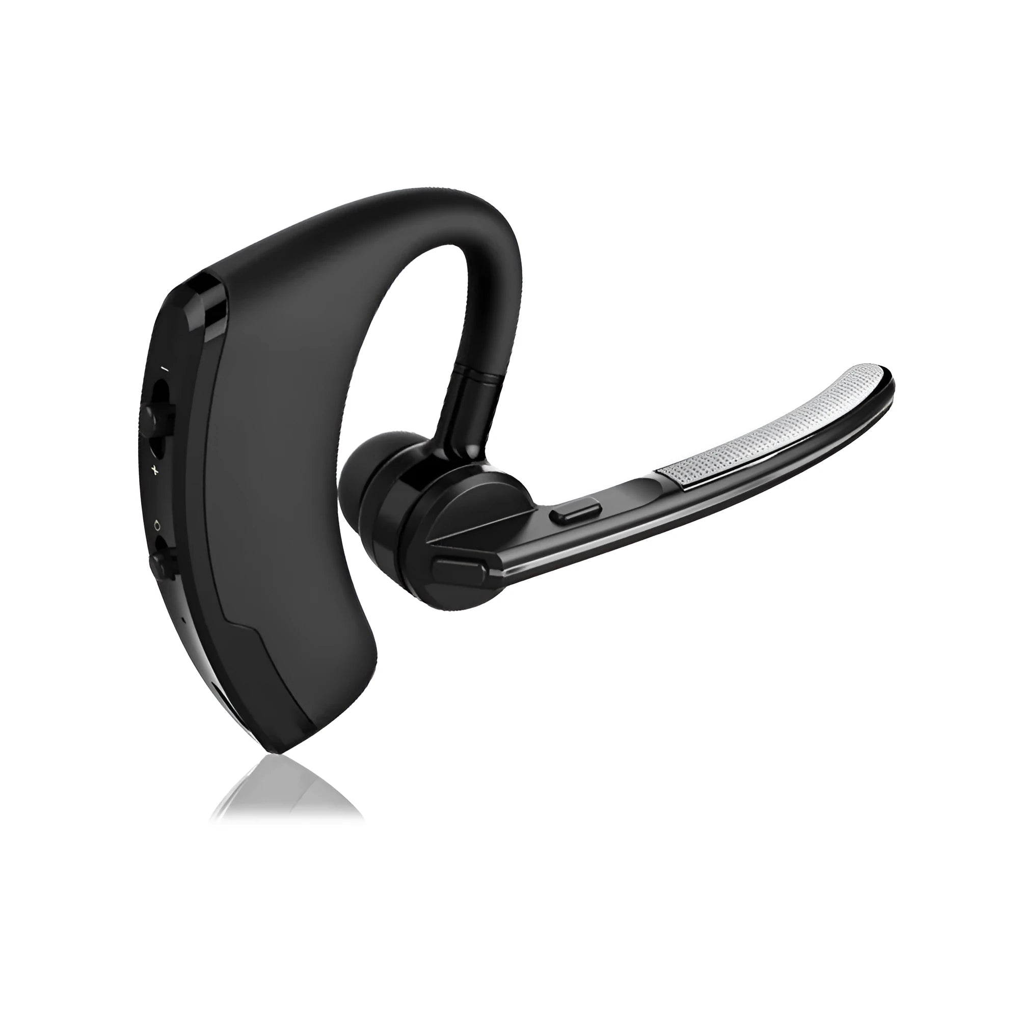 V9 wireless Bluetooth headset with microphone and charging cable for dual smartphone connection