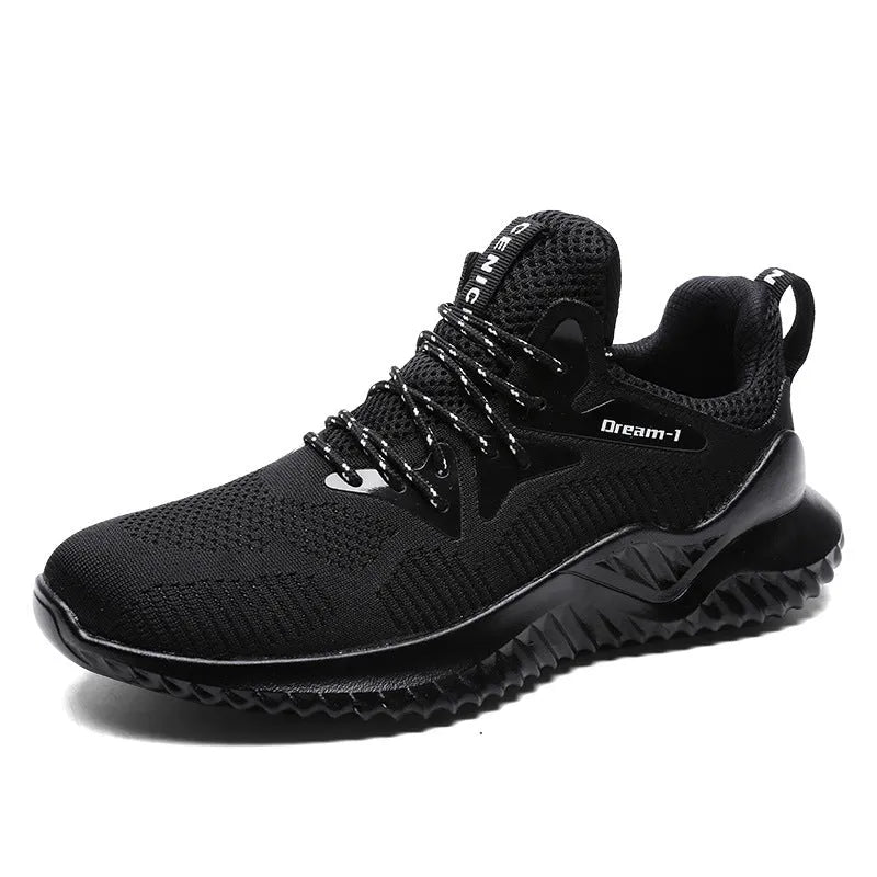 Student breathable running shoes in multiple colours with mesh upper and front strap
