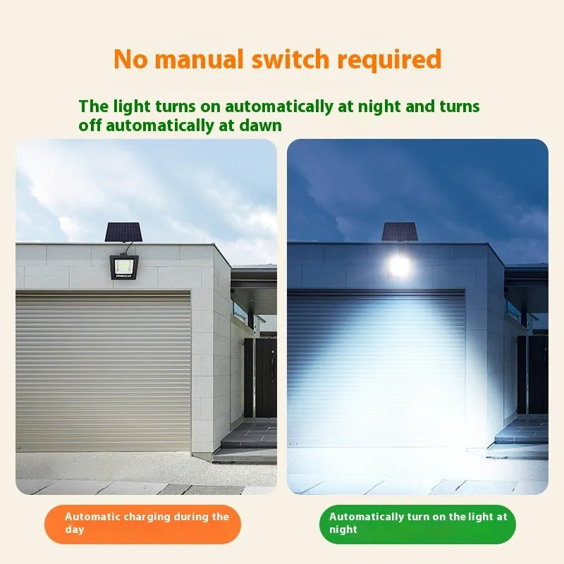Outdoor solar LED garden light with waterproof IP65 rating and adjustable colour options