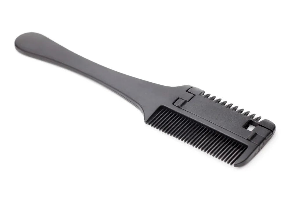 2-in-1 pet razor comb and trimmer for dogs and cats with 10 replacement blades