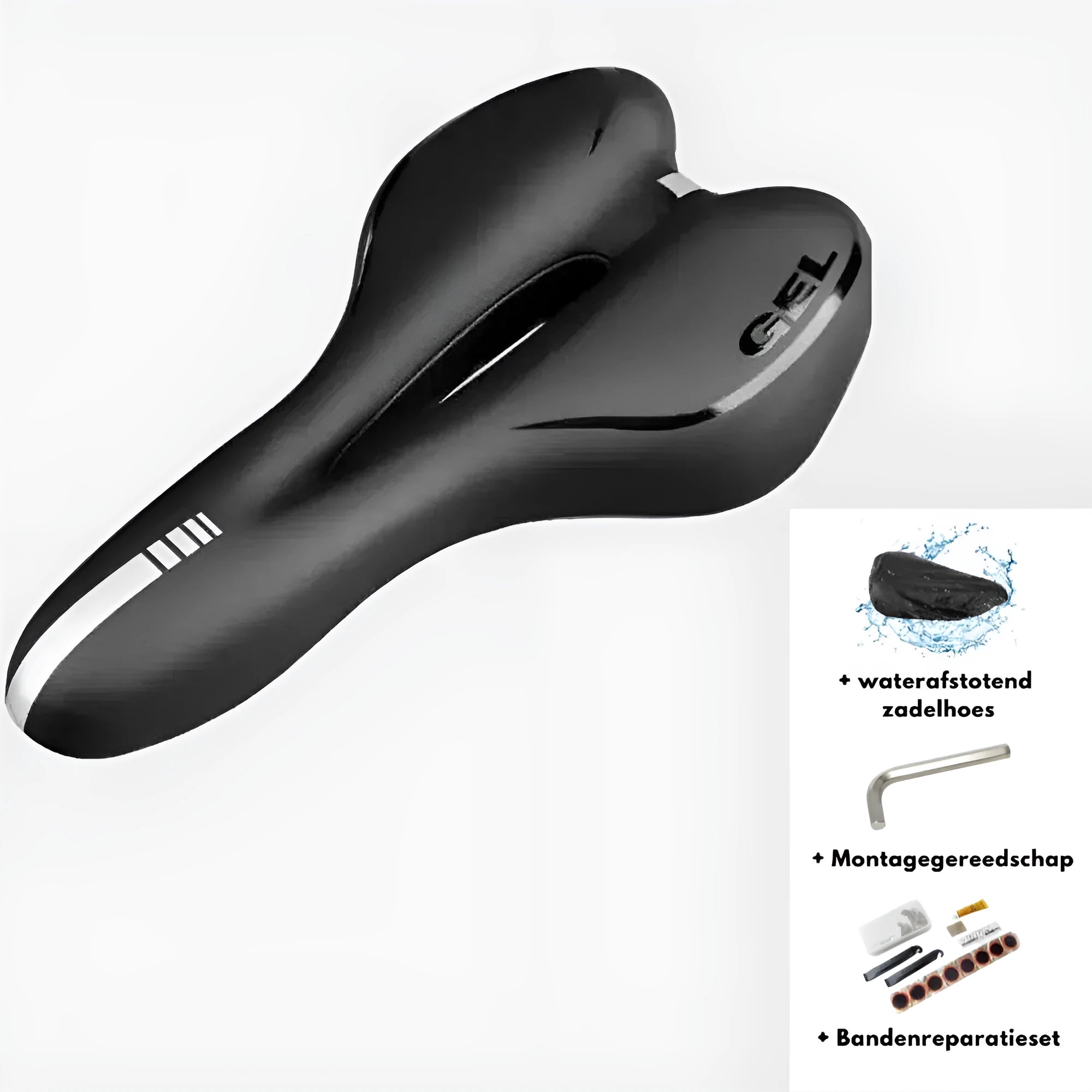 Bicycle saddle cushion with PU leather surface and spring suspension system for road and mountain bikes