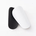 PU mini shin guards for football and sports protection in black, white, red and blue colours