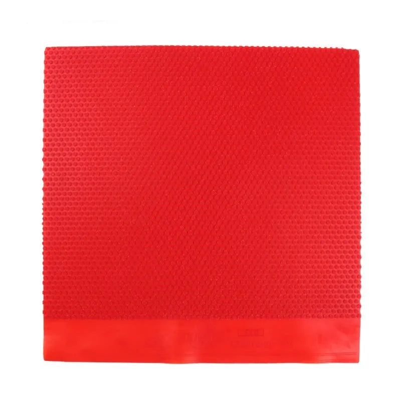 Table tennis rubber sheet with small particle surface in black and red colour options