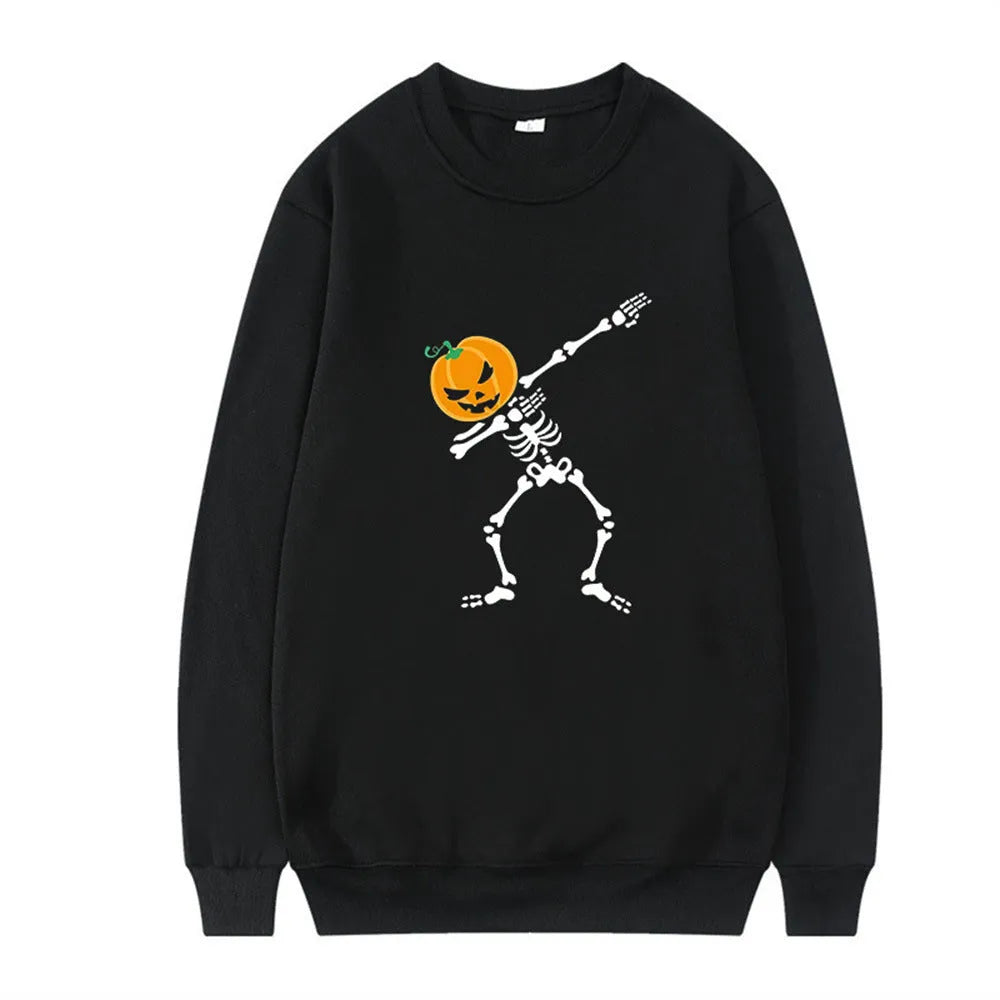 Women's printed cotton crew neck top with long sleeves in multiple colours