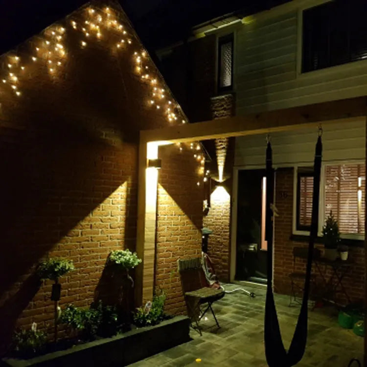 100mm cubic aluminium alloy wall lamp in black grey or white for indoor corridor and outdoor garden use