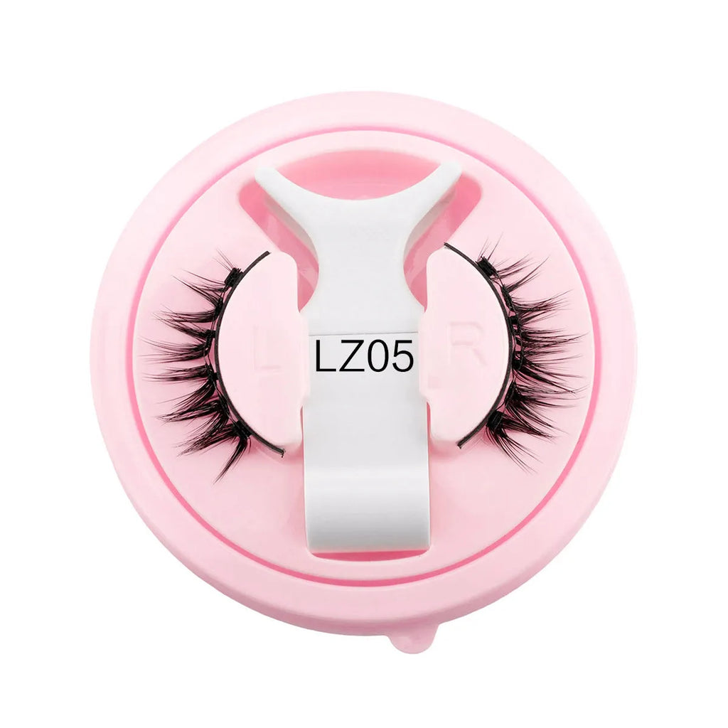Reusable waterproof false eyelashes in multiple specifications with glue-free design