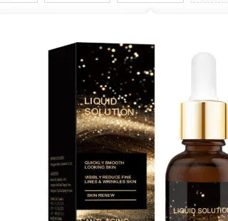30ml facial moisturising solution in 9cm tall bottle with hyaluronic acid