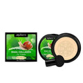 ZEPHOCO CC cream foundation and concealer tube with mushroom powder puff in ivory white and natural colour options